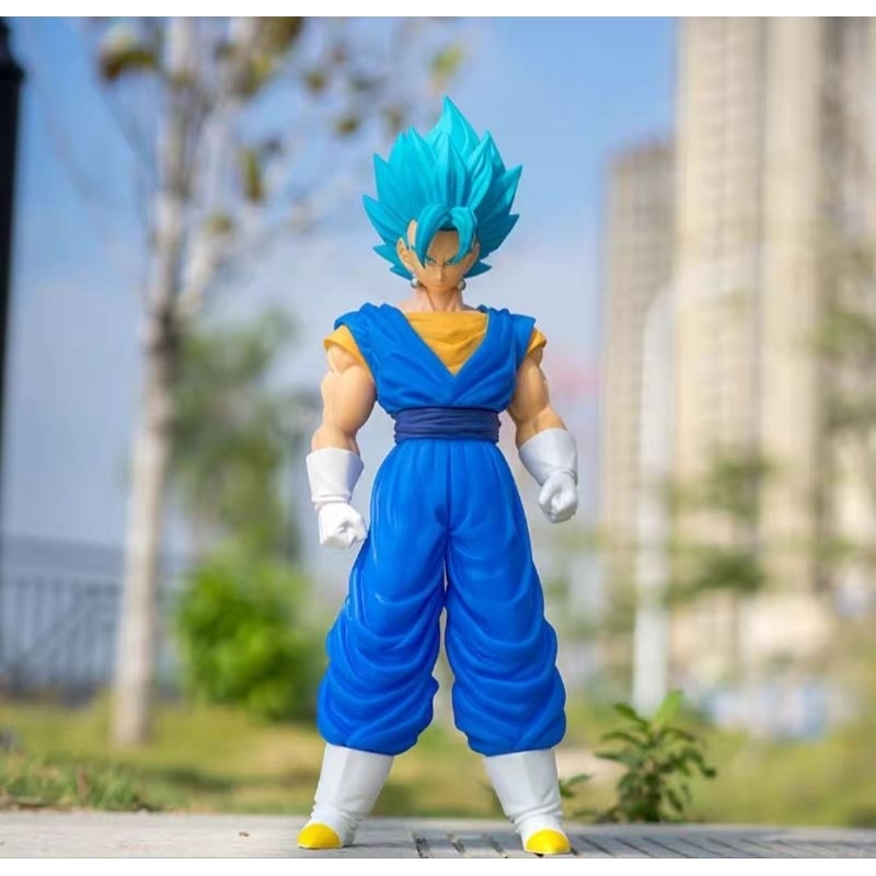 Tô Tượng Songoku Size Lớn Kèm Sét Màu Và Bút, Tô Tượng Thạch Cao Songoku Chất Lượng Hoàn Thiện Đẹp 95%