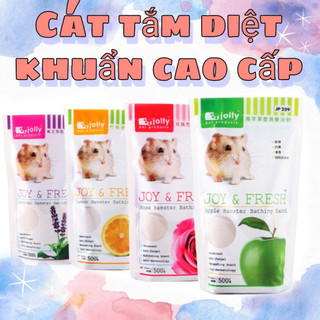 Cát Tắm Jolly cho chuột hamster, cát tắm thơm diệt khuẩn, mượt lông