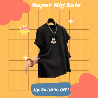 Áo phông Cao Cấp hình Mickey chất liệu cotton 100% áo phông form rộng
