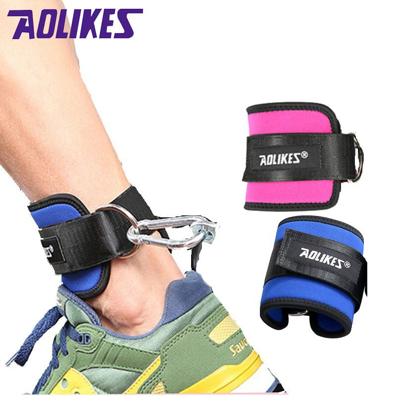 Đai quấn cổ chân đa năng tập gym AOLIKES A-7129 chính hãng - Dây quấn cổ chân hỗ trợ tập cơ mông, đùi, chân