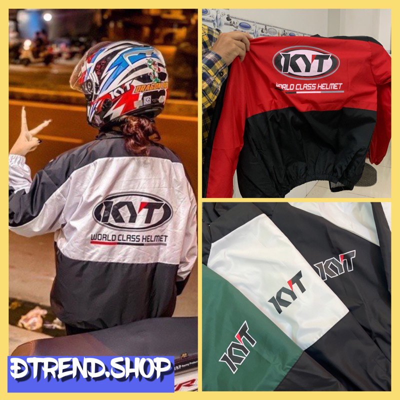 Áo khoác Racing KYT chống nắng vải dù nam nữ thoáng mát cực chất tuyệt vời tại ĐTREND.SHOP ^^