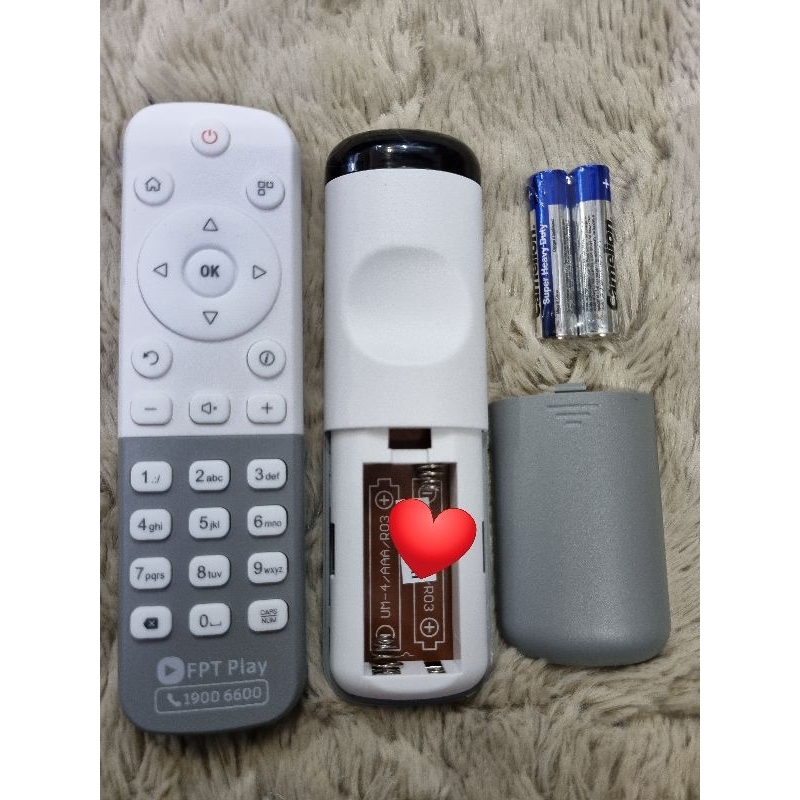 REMOTE KHIỂN FPT TRẮNG CHO ĐẦU 4K FX6