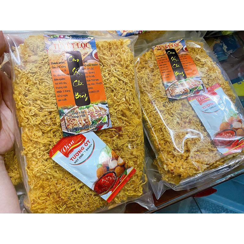 CƠM CHÁY SIÊU RUỐC KÈM TƯƠNG ỚT GÓI 200g