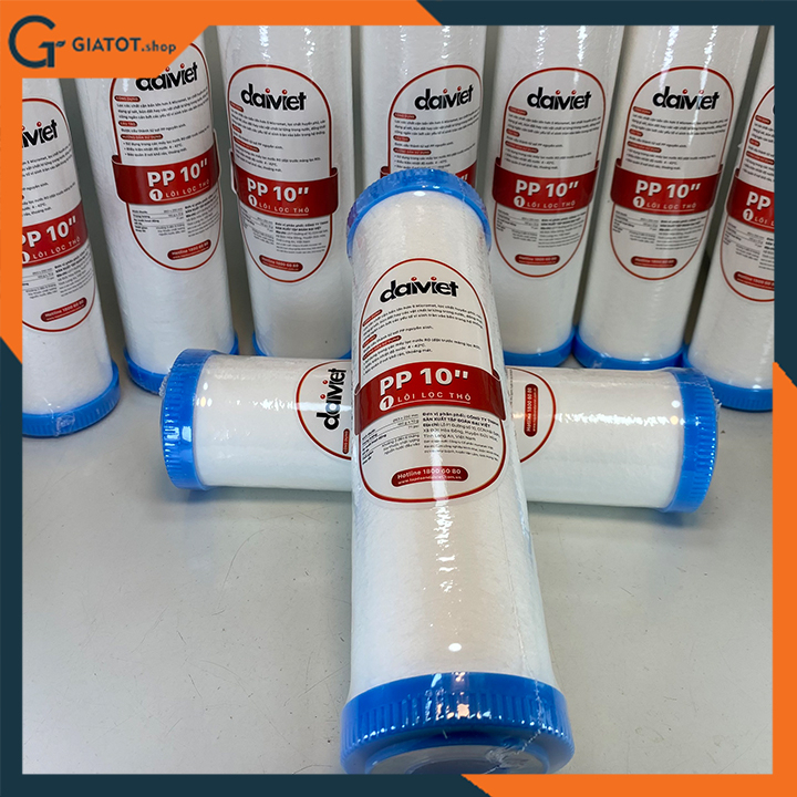 Lõi lọc nước số 1 PP 10 inch 5 micron hàng chính hãng Đại Việt