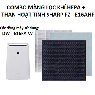 Combo màng lọc sharp fz-e16ahf lọc không khí,hút ẩm