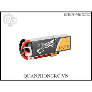 Pin tattu 1800mah 4s 45c 14.8v lipo battery xt60 plug