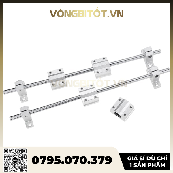Bộ Thanh Trượt Tròn Trục 16mm