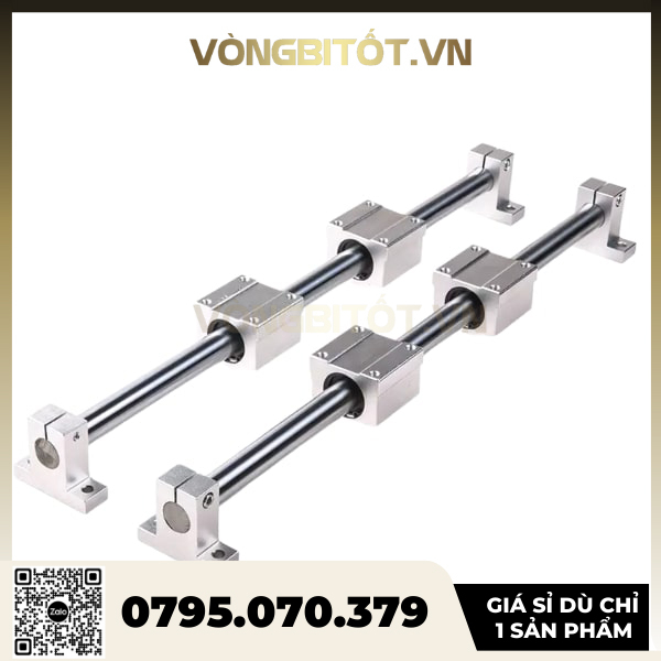 Bộ Thanh Trượt Tròn Trục 16mm