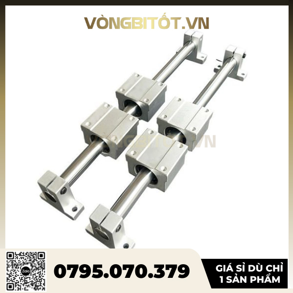 Bộ Thanh Trượt Tròn Trục 16mm
