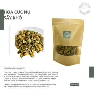 100 GRAM HOA CÚC NỤ SẤY KHÔ