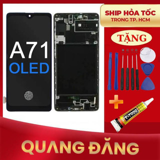Bộ màn hình samsung a71 /a715f tặng keo dán và bộ sửa 9 món