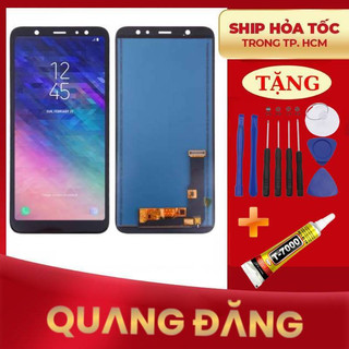Bộ màn hình samsung a6 plus /j8 plus /a605 /j805 tặng keo dán và bộ sửa 9 món