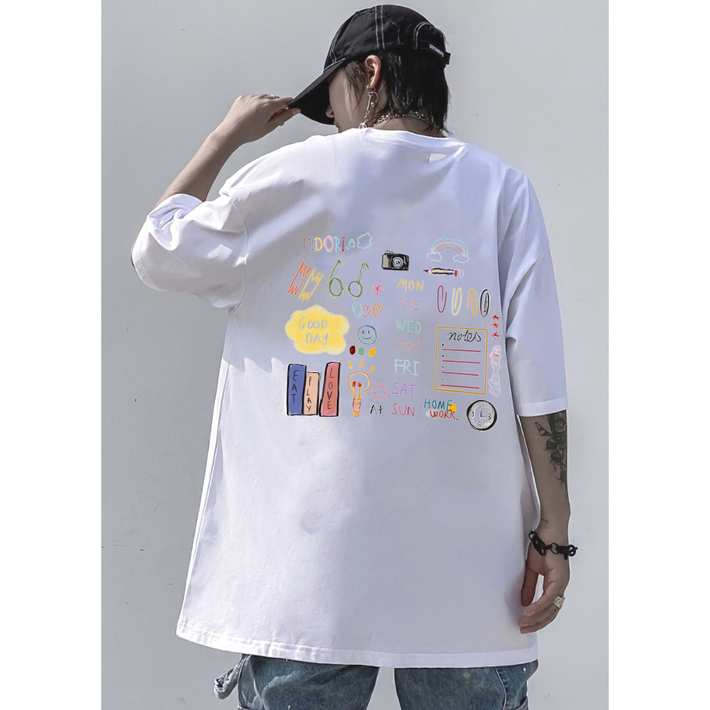 Áo thun form rộng tay lỡ nam nữ Phông Unisex OLD SCHOOL Local Brand Mi Midori | BigBuy360 - bigbuy360.vn