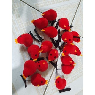 KẸP TÓC GÀ BÔNG, VỊT BÔNG DỄ THƯƠNG