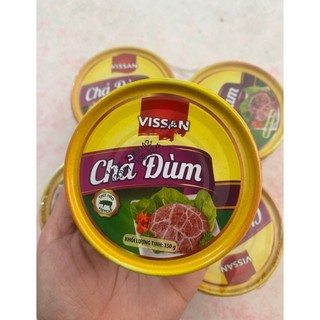 Chả đùm lon in vissan hộp 150g date 2027 - 180