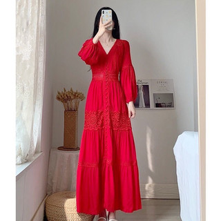 Đầm maxi đi biển (vải tốt)