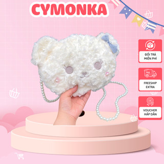 Túi đeo chéo hình gấu-túi đeo chéo lotia cầm tay