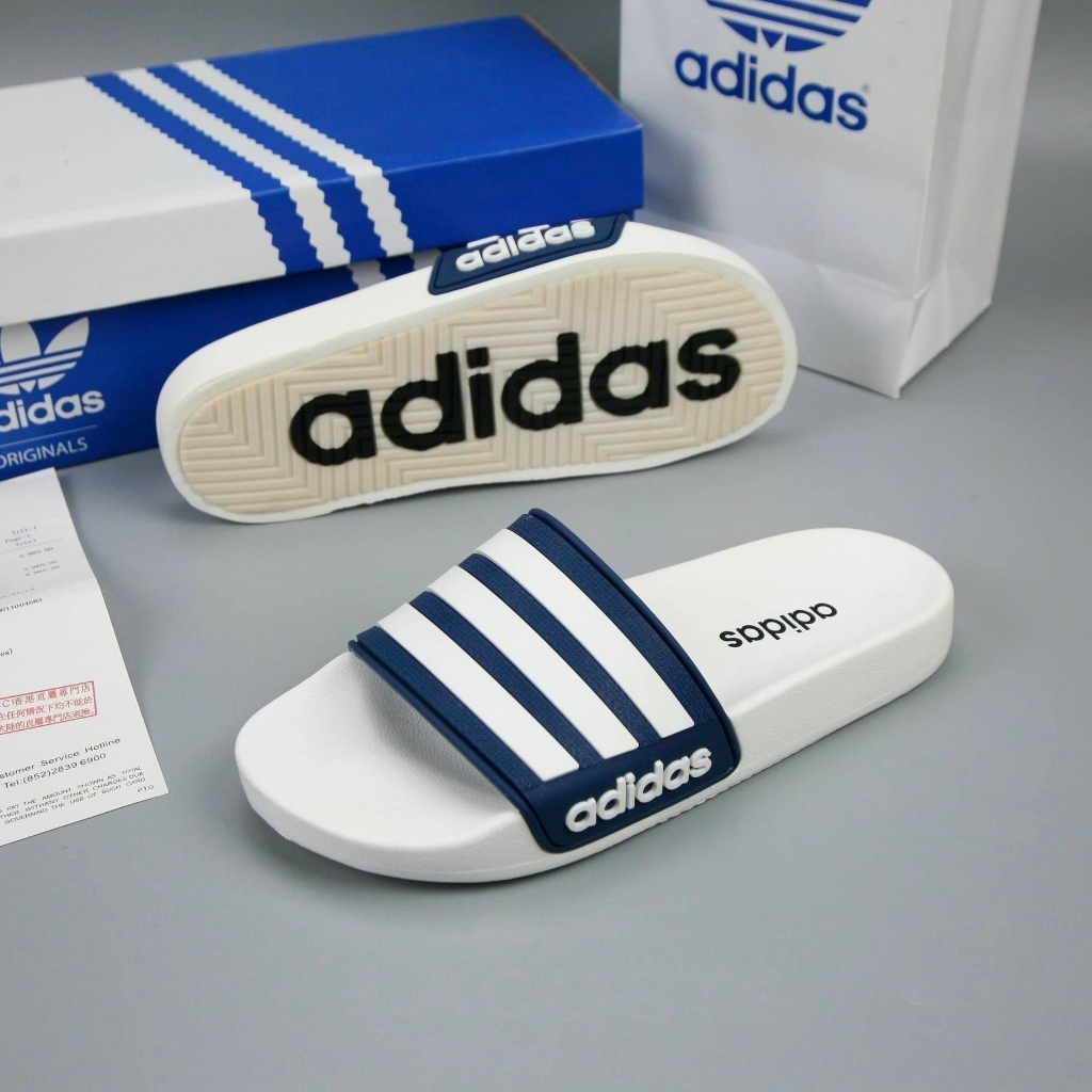 Dép nam adidas Mẫu mới nhất Hot 2023, Dép adidas đế cao su non Form dáng thể thao