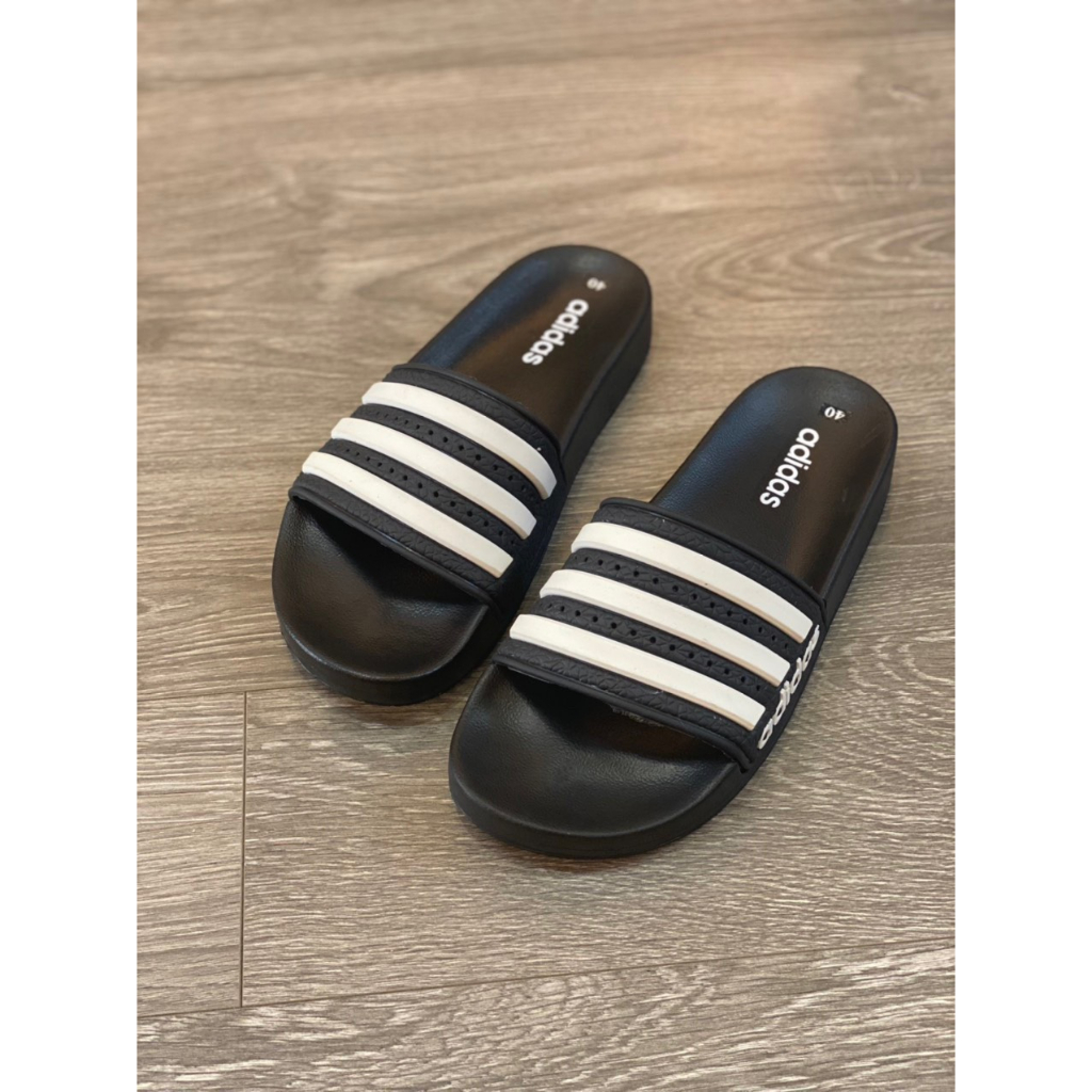 Dép nam adidas Mẫu mới nhất Hot 2023, Dép adidas đế cao su non Form dáng thể thao