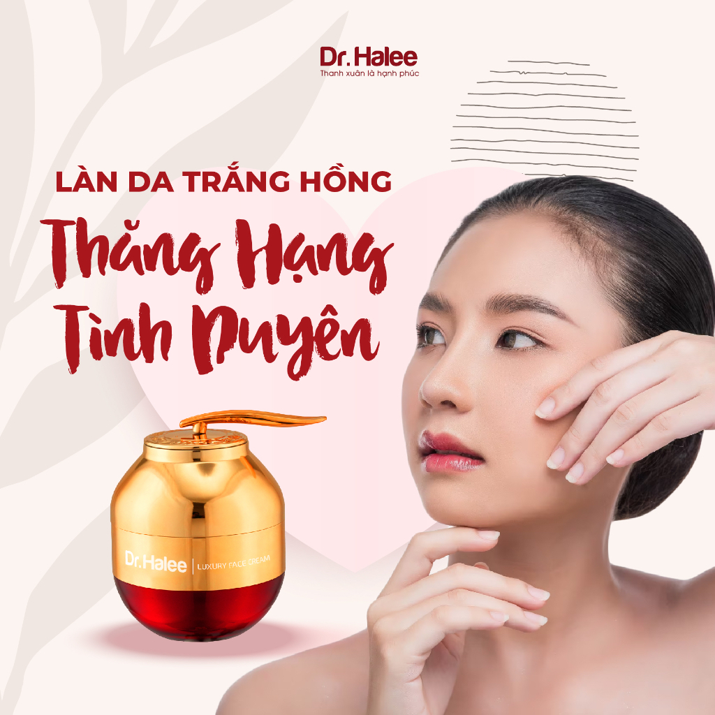 KEM DƯỠNG TRẮNG HỒNG DA RUBY LỰU ĐỎ DR HALEE.