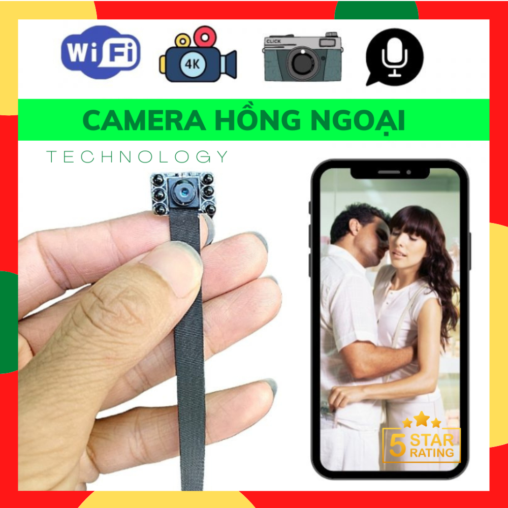 Camera Mini Wifi Z99 Plus Có Hồng Ngoại Quay Đêm, Xem Từ Xa Qua Điện Thoại, Thu Cả Hình Ảnh Và Âm Thanh, Tự Động Lưu