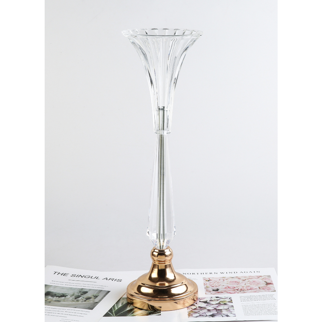 Trụ Hoa Pha Lê Trong Suốt - CN162