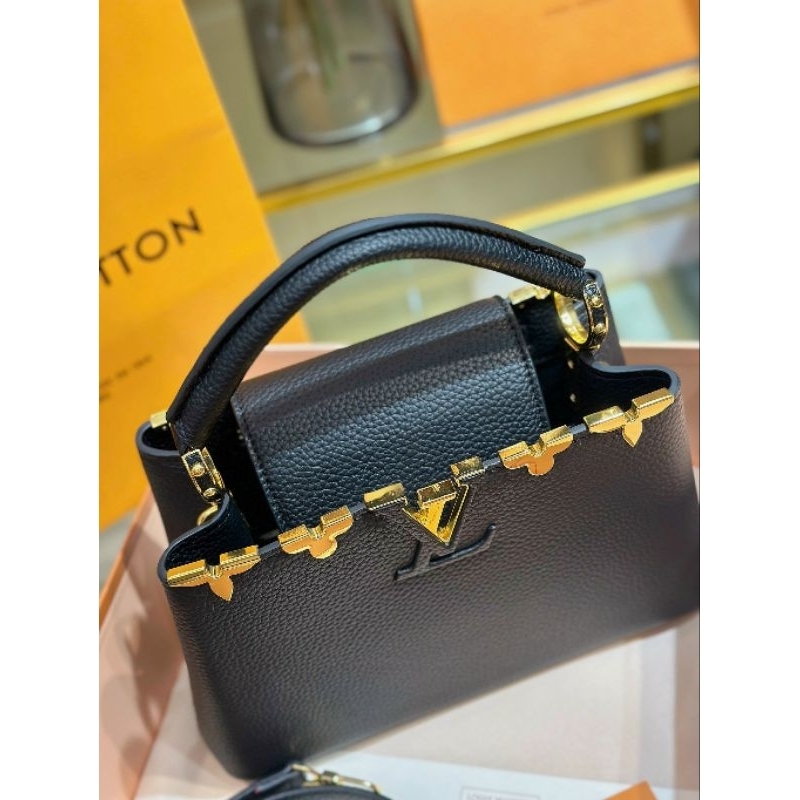 Túi LV CAPUCINES Sz 27cm bản Super Fullbox nam châm bill thẻ