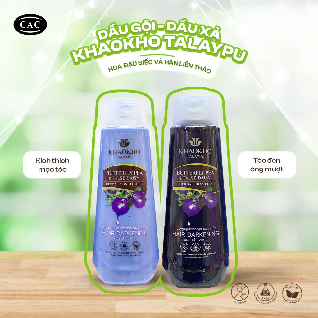 Dầu Gội Thảo Dược Khaokho Talaypu 330ml