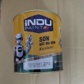Sơn đen mờ, sơn sắt mạ kẽm màu đen mờ