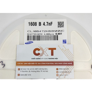 [Dây 10 cái] Tụ dán 0603 50V các giá trị