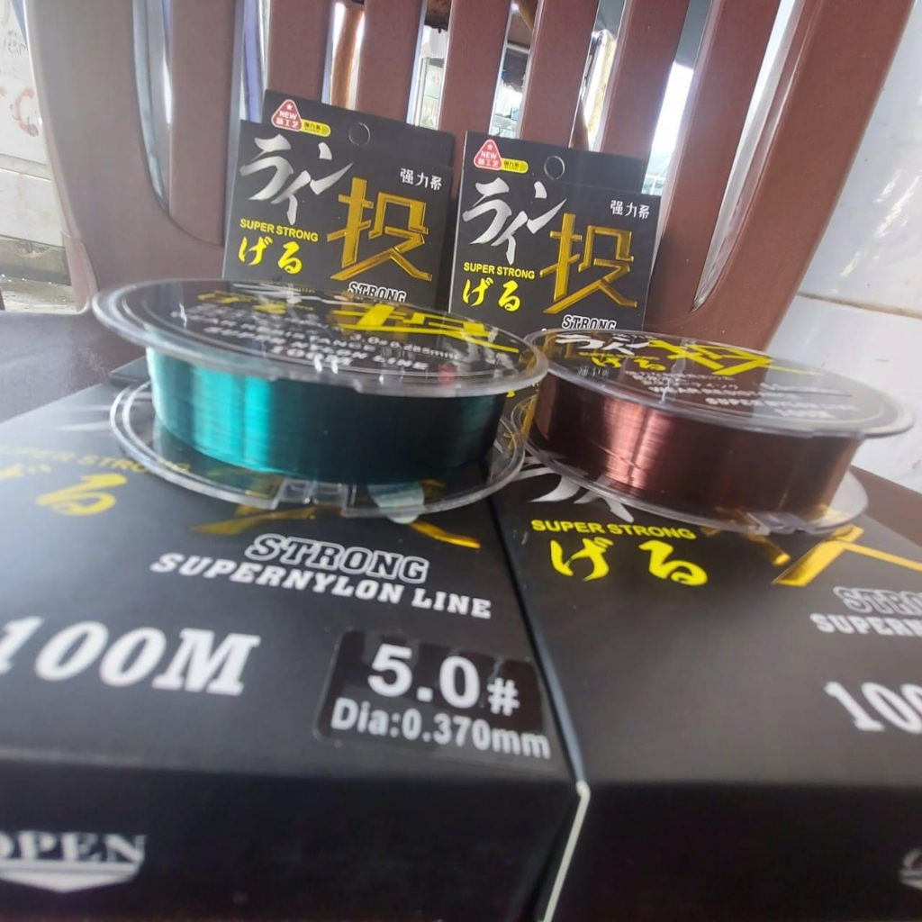 Dây Cước Câu Cá Siêu Bền super nylon line Dài 100m – Dây Cước Câu Cá Nhật Bản