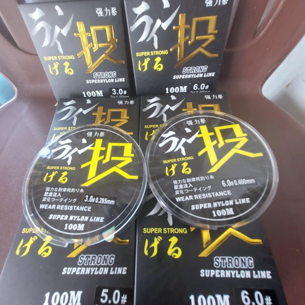 Dây Cước Câu Cá Siêu Bền super nylon line Dài 100m – Dây Cước Câu Cá Nhật Bản