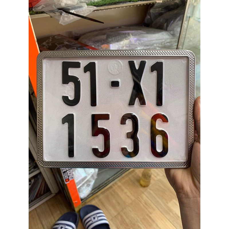 Số xe máy decal phục hồi cho thợ 1 mét