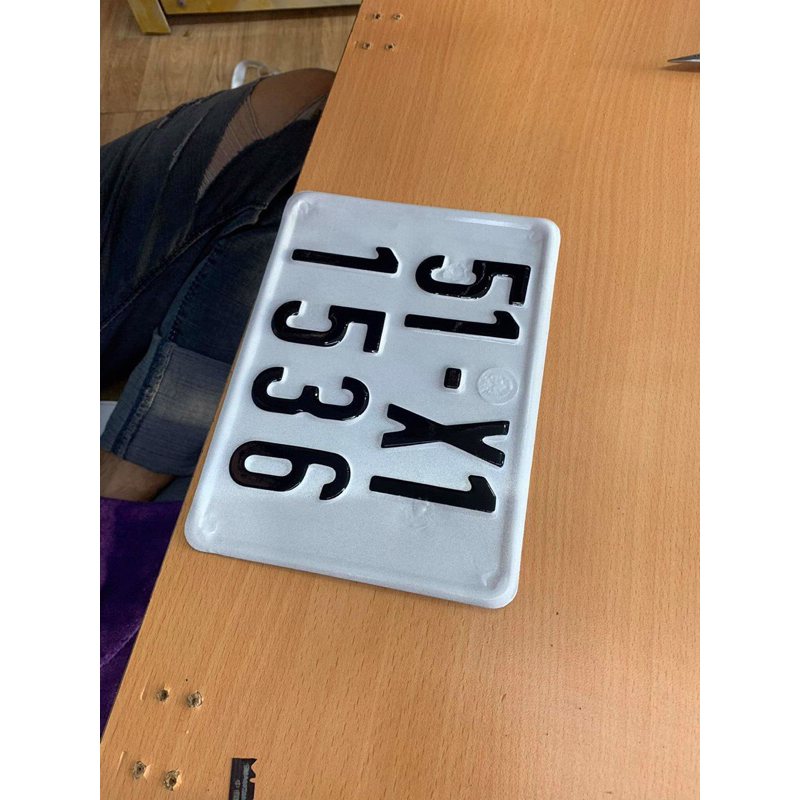 Số xe máy decal phục hồi cho thợ 1 mét