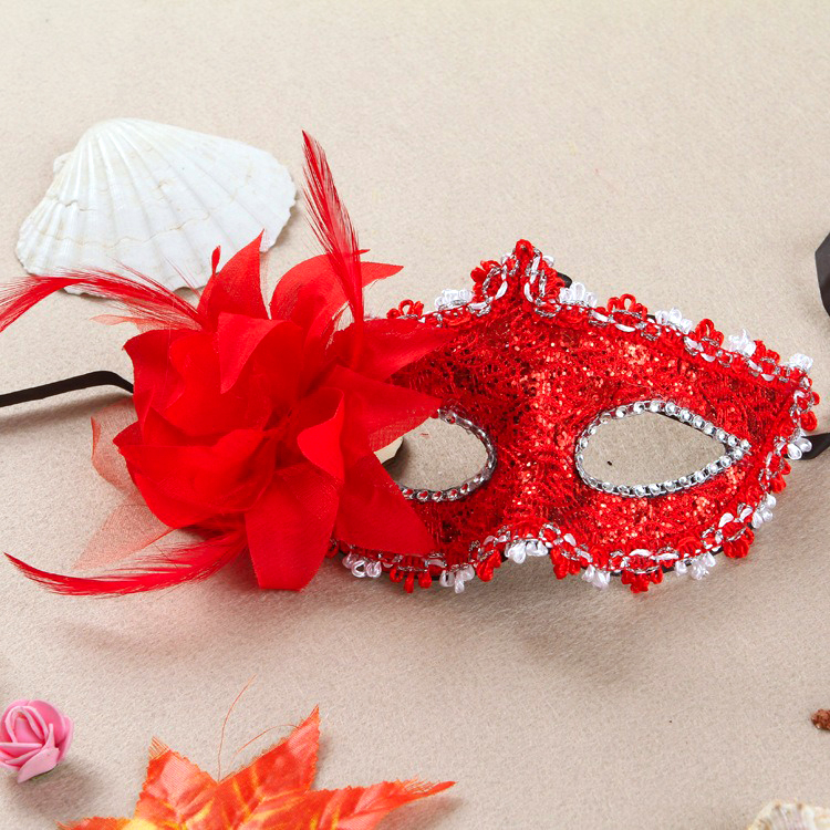 Mặt nạ nửa mặt kim sa quý phái hoá trang cho tiệc,halloween ,khiêu vũ, lễ hội