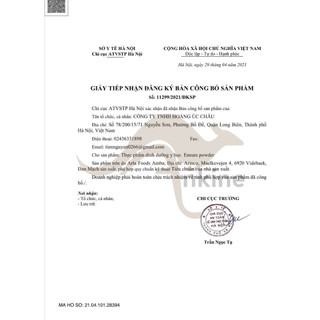 Sữa bột Ensure Úc Nhập khẩu 850G.