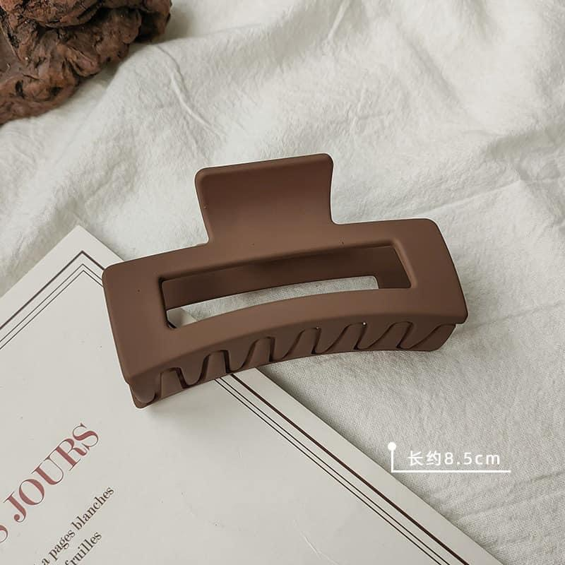 Kẹp tóc càng cua MÀU NÂU VINTAGE sét 10 chiếc style KOREA tạo nhiều kiểu mẫu