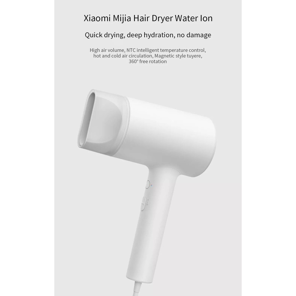 Máy sấy tóc Xiaomi Mijia ion âm mini đa dạng mẫu mã sấy mạnh nhanh khô