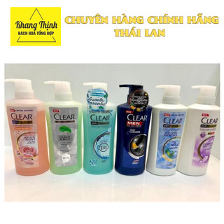 Dầu gội đầu clear các loại thái lan 435ml - 480ml
