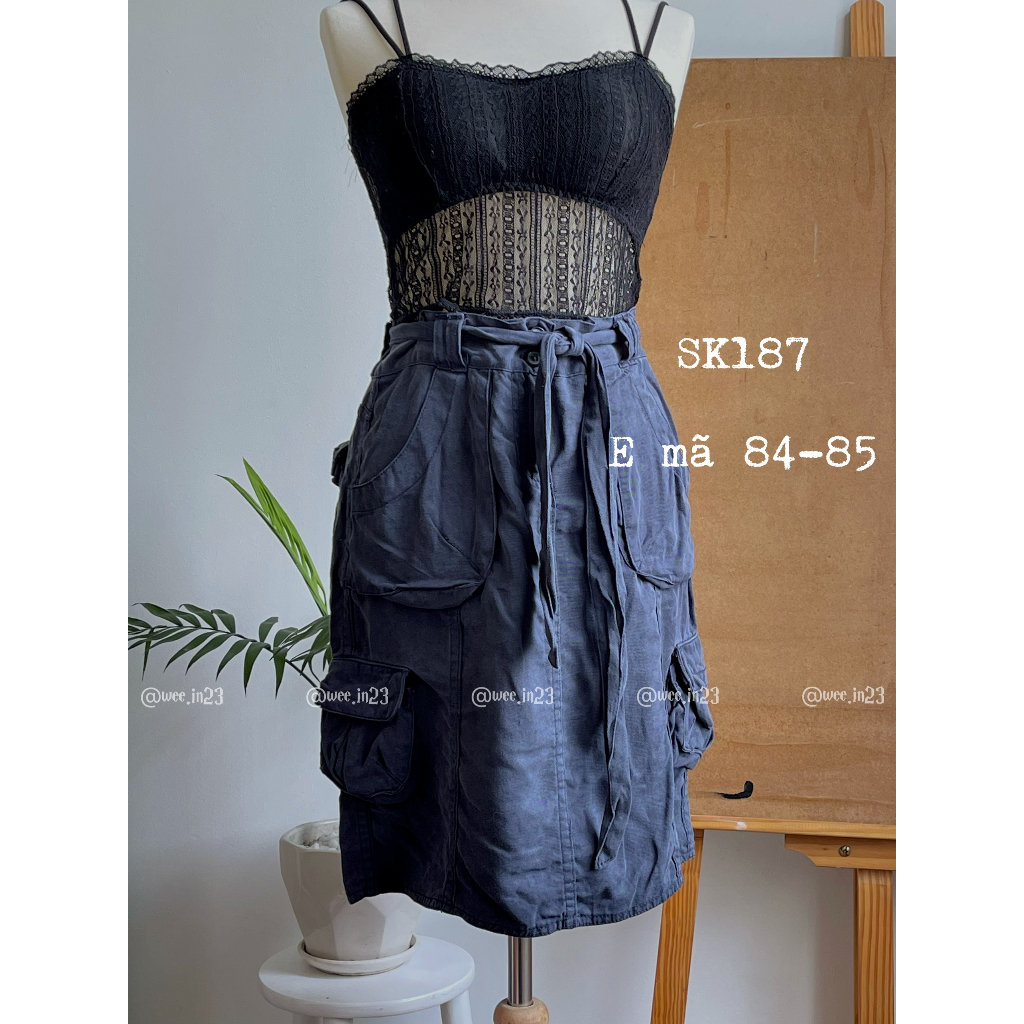 Chân Váy Si Tuyển Vitage Siêu đẹp - Chân váy xô đũi Nhật -  2HAND - Độ mới cao - Y2k, Gen Z, Goth