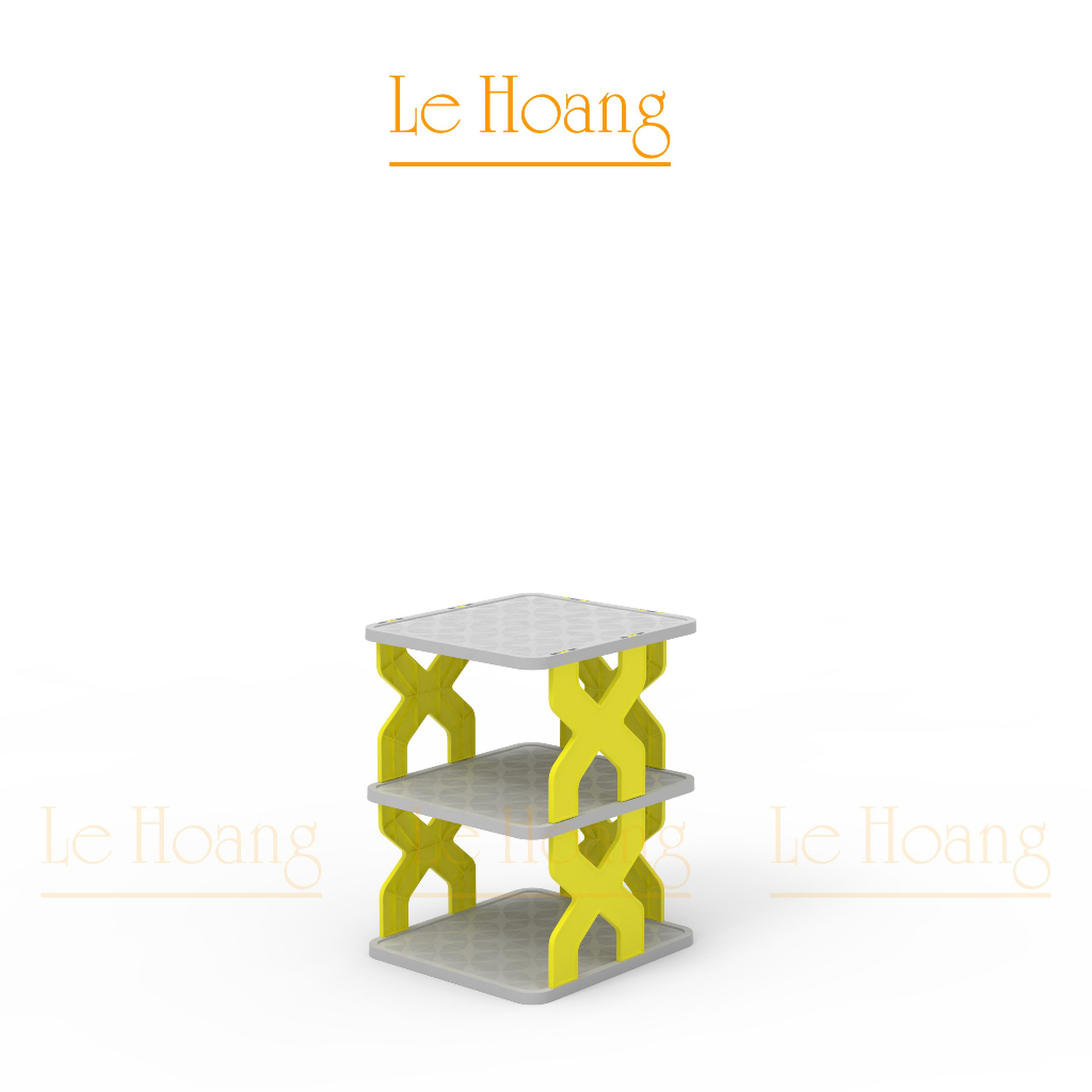 Kệ để giày dép chữ X bằng nhựa cao cấp 1-3 tầng siêu chắc chắn