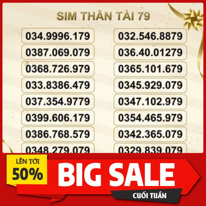 Sim Số Đẹp Sim Vip Đầu 03 List 2, Sim Viettel Trả Trước, Hỗ Trợ Đăng Ký Chính Chủ Khi Nhận Sim