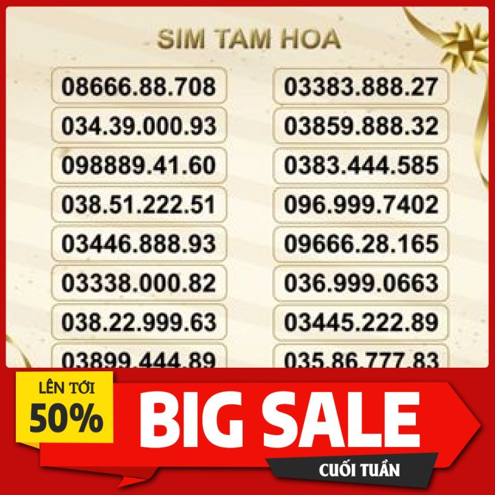 Sim Số Đẹp Sim Vip Đầu 03 List 2, Sim Viettel Trả Trước, Hỗ Trợ Đăng Ký Chính Chủ Khi Nhận Sim