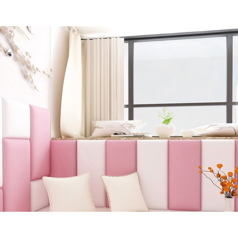 (SIZE LỚN) Tấm Lót Dán Tường loại dày ĐƠN SẮC, KÍCH THƯỚC 30x60CM, DÀY 3.2XM - Chống Va Chạm, Trang Trí Phòng Cho Bé