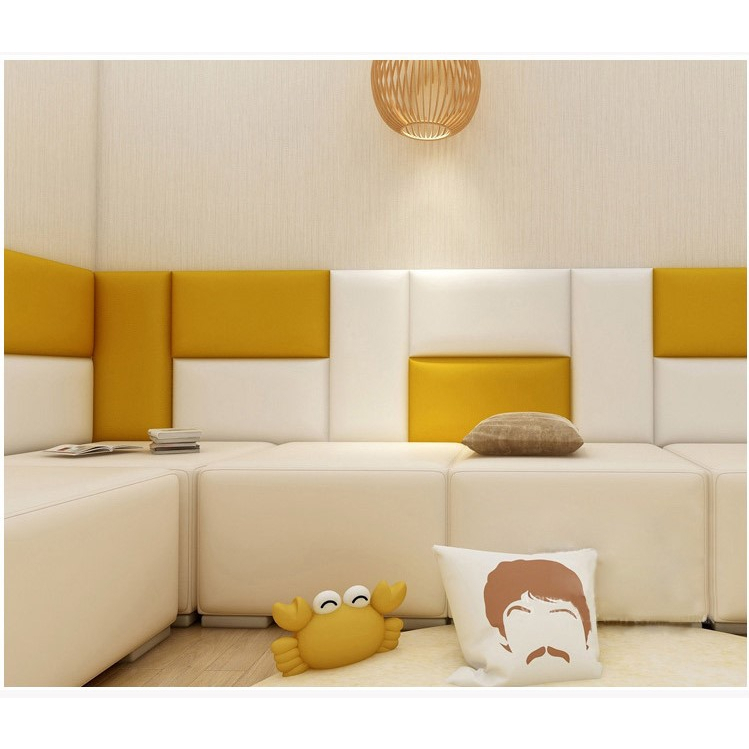 (SIZE LỚN) Tấm Lót Dán Tường loại dày ĐƠN SẮC, KÍCH THƯỚC 30x60CM, DÀY 3.2XM - Chống Va Chạm, Trang Trí Phòng Cho Bé