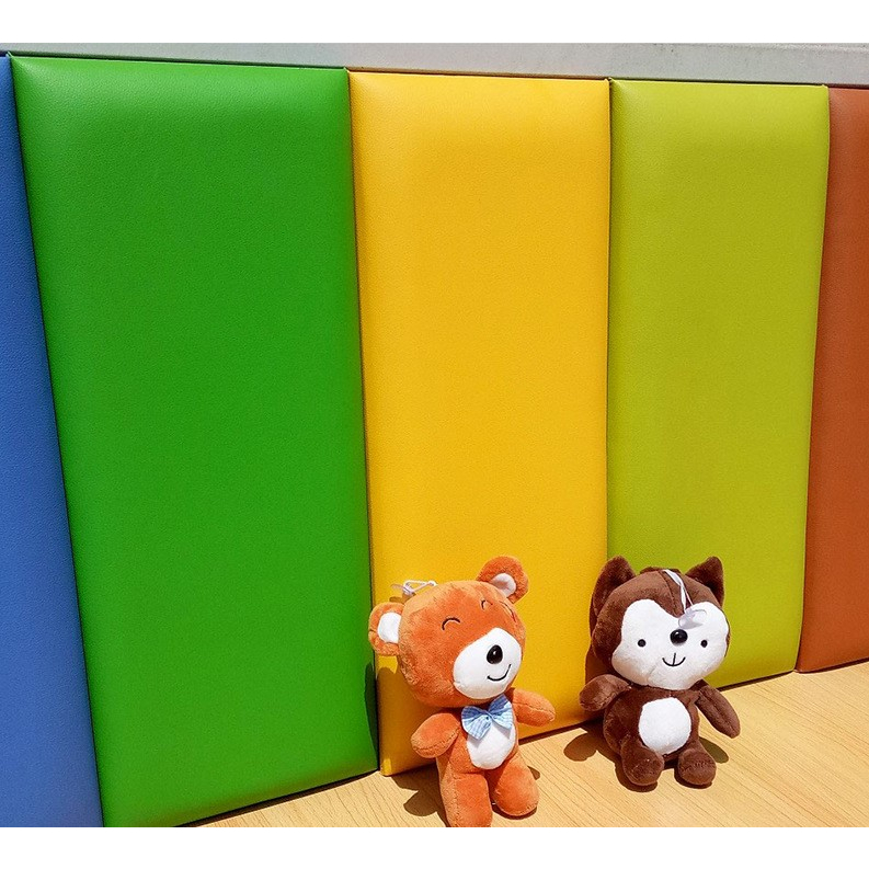 (SIZE LỚN) Tấm Lót Dán Tường loại dày ĐƠN SẮC, KÍCH THƯỚC 30x60CM, DÀY 3.2XM - Chống Va Chạm, Trang Trí Phòng Cho Bé
