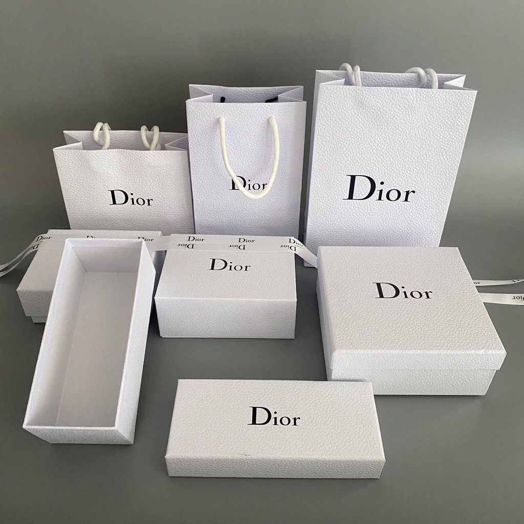 Bộ Túi Hộp Dior Đựng nước hoa mini Set Đầy Đủ Hộp, Túi Xách, Phụ Kiện Đi Kèm Chuẩn Hãng