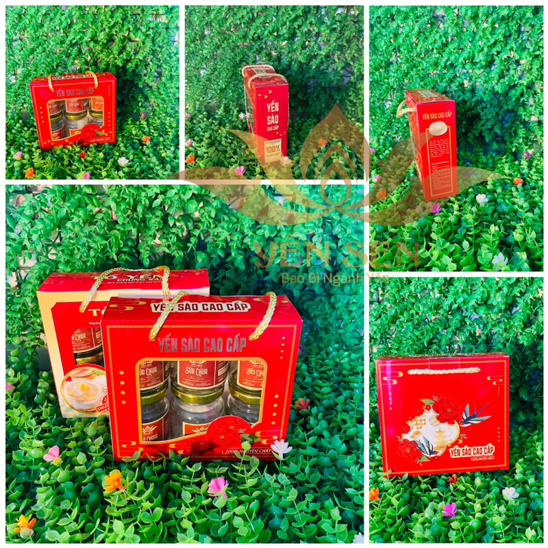 Túi đựng 6 hủ yến không khay giá siêu rẻ