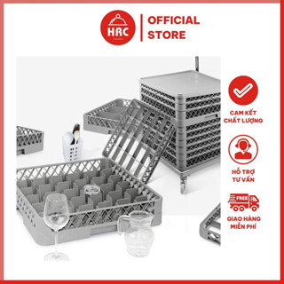 Khay nhựa đựng cốc, rack ly nhà hàng, két đựng cốc các cỡ[GIAO MÀU NGẪU NHIÊN]