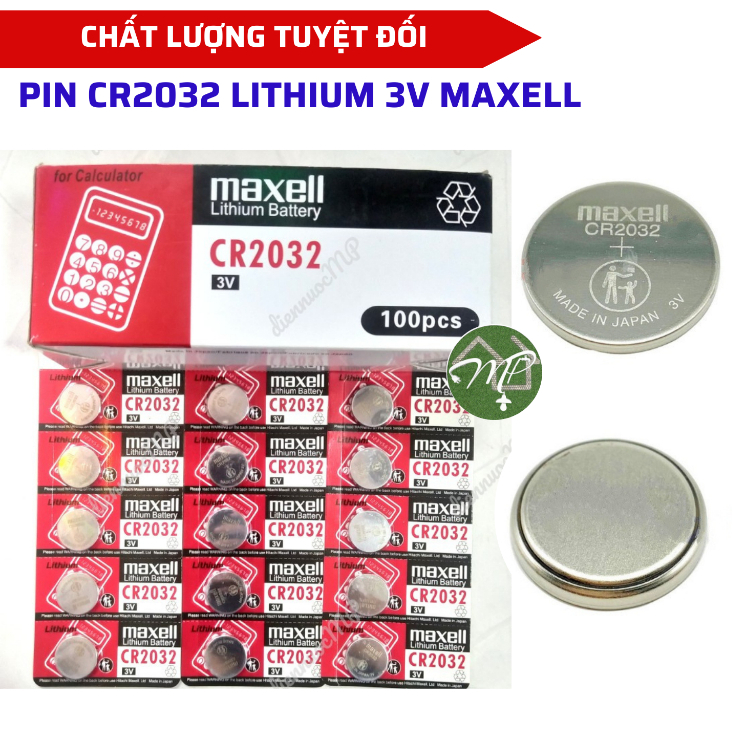 Pin CR2032 Lithium 3v Maxell